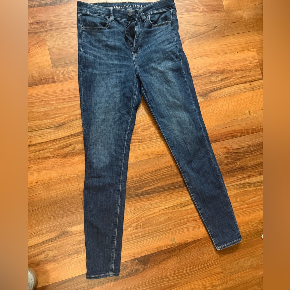 American Eagle Outfitters Dark Blue Skinny Jeggins